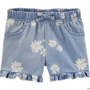 Carter's Toddler Girls Mid Rise Pull-On Short